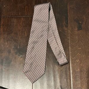 J.Crew 100% Silk Striped Tie Made In The USA Classy Preppy
